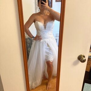2 in 1 David tuterra for mon Cheri bridal or prom gown